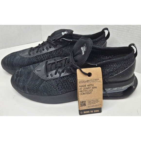 Nike Air Max Flyknit Racer Mens Performance Running Shoe Black Anthracite 12 NWT - Picture 2 of 7